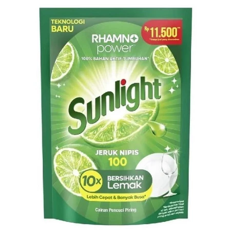 SUNLIGHT CAIRAN PENCUCI PIRING JERUK NIPIS 635ml/640g